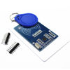 Picture of HiLetgo RFID Kit - Mifare RC522 RF IC Card Sensor Module + S50 Blank Card + Key Ring for Arduino Raspberry Pi