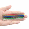 Picture of 30 Pcs 40 pin Breakable Pin Header 2.54mm Single Row Male Header Connector Kit PCB Pin Strip for Arduino