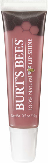 Picture of Burt's Bees Lip Gloss, Moisturizing Lip Shine for Women, 100% Natural, Blush, 0.5 Oz (Packaging May Vary)