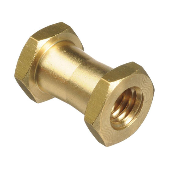 Picture of Manfrotto 066 Double Female Stud for Super Clamp - Replaces 3113, Brass, 1 Count (Pack of 1)