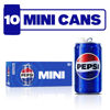 Picture of Pepsi Soda, Mini Cans, 7.5 Ounce (Pack of 10)