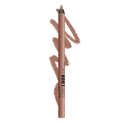 Picture of NYX PROFESSIONAL MAKEUP Line Loud Lip Liner, Longwear and Pigmented Lip Pencil with Jojoba Oil & Vitamin E - Global Citizen (Medium Neutral Nude)