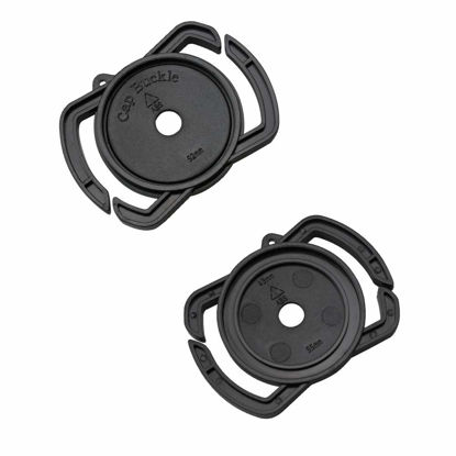 Picture of LHIABNN Camera Lens Cap Buckle Anti Lost Button Holder Keeper for Cameras Canon Nikon Sony Pentax Sigma DSLR/SLR/Evil (Anti-Lost Cap/72x77x82mm)