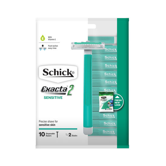 Picture of Schick Exacta2 Sensitive Disposable Razor, 10 Count (1Pack)