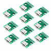 Picture of HiLetgo 10pcs Micro USB to DIP Adapter 5pin Female Connector B Type PCB Converter pinboard