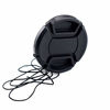 Picture of 37mm Lens Cap Center Snap on Lens Cap Suitable for Compatible with All Brands Any Ø37mm with Camera Lenses.