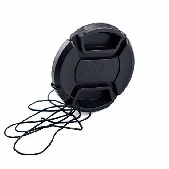 Picture of 37mm Lens Cap Center Snap on Lens Cap Suitable for Compatible with All Brands Any Ø37mm with Camera Lenses.