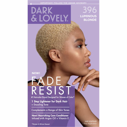 Picture of SoftSheen-Carson Dark and Lovely Fade Resist Rich Conditioning Hair Color, Permanent Hair Color, Up To 100 percent Gray Coverage, Brilliant Shine with Argan Oil and Vitamin E, Luminous Blonde