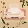 Picture of The Honest Company Nourish + Cleanse Benefit Wipes | Cleansing Multi-Tasking Wipes | 99% Water, Plant-Based, Hypoallergenic | Sweet Almond, 60 Count