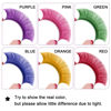 Picture of Colored Eyelash Extensions Purple Easy Fan Volume Lashes D-0.05-15-20 MIX Color Lashes Easy Fan Lashes Mixed Lash Tray C D Curl Volume Lash Extensions by B&Q LASH (Purple-D-0.05,15-20MIX)