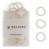 Picture of Heliums Small Hair Elastics - Beige Blonde - 1 Inch, 2mm Hair Ties For Fine Hair and Kids - Ponytail Holders in Neutral Colors - 48-Pack