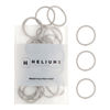 Picture of Heliums Small Hair Elastics - Light Gray - 1 Inch, 2mm Hair Ties For Fine Hair and Kids - Ponytail Holders in Neutral Colors - 48-Pack