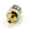 Picture of DGZZI 2-Pack UHF Female to SMA Female RF Coaxial Adapter UHF to SMA Coax Jack Connector