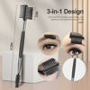 Picture of SWEET VIEW Eyebrow Brush Eyelash Separator Brow Comb & Lash Spoolie Professional Eye Makeup Tools (3 Pieces Set)