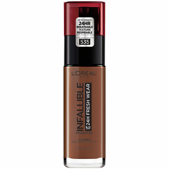 Picture of L’Oréal Paris Infallible 24 Hour Fresh Wear Foundation, Lightweight, Espresso, 1 oz.