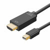 Picture of Mini DisplayPort to HDMI Adapter, DEORNA 4K Mini DP (Thunderbolt Compatible) to HDMI 6 Feet Cable for MacBook Air/Pro, Microsoft Surface Pro/Dock, Monitor, Projector and More (Black)