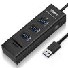 Picture of USB Hub, USB Splitter, 5-Port HUB External Combo USB 2.0 HUB+SD Multi-Function Card Reader for Mac Pro/Mini, iMac, Ps4, Surface Pro, XPS, PC, Flash Drive, More. (Black-5)