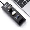 Picture of USB Hub, USB Splitter, 5-Port HUB External Combo USB 2.0 HUB+SD Multi-Function Card Reader for Mac Pro/Mini, iMac, Ps4, Surface Pro, XPS, PC, Flash Drive, More. (Black-5)