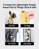 Picture of Clear Case for Apple Air Tag 2021 Car Keys Finder AirTags Full Body Protection Tracker AirTag Clip Small Keychain Ring Protector Mini Key Loop Holder Pets Dog Collar Tags Free Protective Film 1 Pack