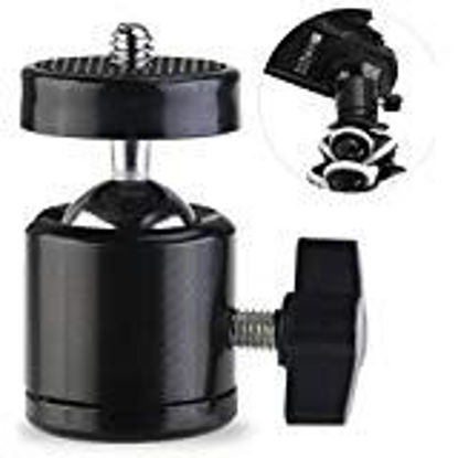 Picture of PIXNOR 1/4" Screw Tripod Mini Ball Head for DSLR Camera Camcorder Light Bracket Swivel