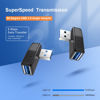 Picture of Oxsubor USB 3.0 Adapter 90 Degree Male to Female Coupler Connector Plug Left Angle and Right Angle