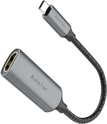 Picture of Aukelan USB C to HDMI Adapter 4K@30Hz Output Compact Design Thunderbolt 3 to HDMI Adapter Compatible with MacBook Pro MacBook Air 2020,IPad Pro,Surface Book 2, Galaxy S21/S20 & More