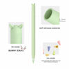 Picture of Soft Silicone Sleeve Apple Pencil Case for Apple Pencil 1st Generation, iPad Touch Screen Pen Protective Nib Cover Accessories for iPad Pro 9.7"/10.5"/12.9",Green