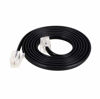 Picture of Part Express EopZol 10ft Telephone Line Cord Cable Wire 6P4C RJ11 DSL Modem Fax Phone to Wall Black