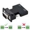 Picture of HUACAM HDMI to VGA Adapter/Converter 1080P HDMI Female to VGA Male Converter Adapter Dongle 3.5mm Stereo Audio Cable- for TVs, Computers, Laptops, Gaming Consoles, Blu-ray DVD Players & More