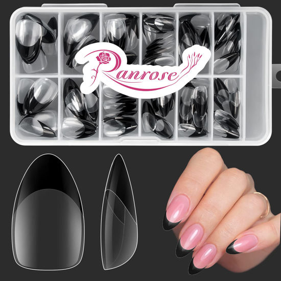 Glamnetic Press On Nails - Very Berry | Glossy, Semi-Transparent, Short  Almond Nails, Reusable | 15 Sizes - 30 Nail Kit with Glue - Walmart.com