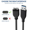 Picture of High Speed USB 3.0 Cable A to Micro B for Portable External Hard Drives (SaiTech IT-014)