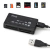 Picture of Micro SD Card Reader, Wansurs 6 in 1 Memory Card Reader for SD/Micro SD/CF/XD/MS Pro/M2 Card