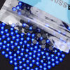 Picture of 4500 Pieces Hot Fix Glass Flatback Rhinestones HotFix Round Crystal Gems (Sapphire, SS6)