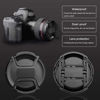 Picture of 72mm Camera Lens Cap Draduo Camera Lens Cover Snap-On Center Pinch Compatible with Nikon Canon Sony Camera