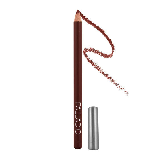 Picture of Palladio Lip Liner Pencil, Wooden, Firm yet Smooth, Contour and Line with Ease, Perfectly Outlined Lips, Comfortable, Hydrating, Moisturizing, Rich Pigmented Color, Long Lasting, Rose