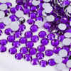 Picture of 3000 Pieces SS12 3mm Flatback Rhinestones Clear Glass Round Gems Crystals for Nail Art DIY Crafts Clothes Shoes Bags （Dark Purple）