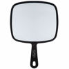 Picture of ForPro Extra Large Hand Mirror with Handle, 9” W x 12” L, Multi-Purpose Handheld Mirror with Distortion-Free Reflection, Black