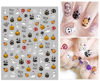 Picture of 8 Sheets Halloween Nail Art Stickers Decals Self-Adhesive Pegatinas Uñas Cute Ghost Pumpkins Skull Spider Web Nail Supplies Nail Art Design Decoration Accessories