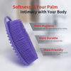 Picture of Silicone Body Scrubber, Silicone Loofah, Body Wash Scrubber, Body Scrub Brush, Body Scrubbers for Use in Shower