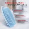 Picture of Silicone Body Scrubber, Silicone Loofah, Body Wash Scrubber, Body Scrub Brush, Body Scrubbers for Use in Shower, Silicone Loofah Body Scrubber