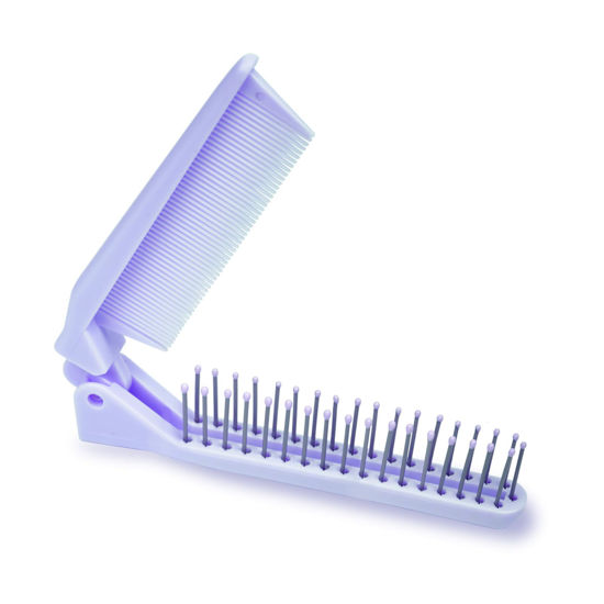 Folding hair clearance comb