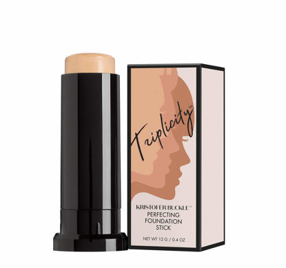 Picture of KRISTOFER BUCKLE Triplicity Perfecting Foundation Stick, 0.4 oz. | Primes Skin, Provides Buildable Coverage & Has A Soft-Focus Effect | Light (Warm)