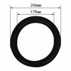 Picture of Fielect 10 Inch Speaker Foam Edge Surround Rings Replacement Parts for Speaker Repair or DIY 1pcs