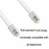 Picture of Telephone Cord, Phone Cord,Handset Cord, White, 1 Pack, Universally Compatible