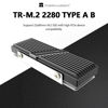 Picture of Thermalright TR-M.2 2280 Type A B 2280 heatsink for SSD Cooling M.2 2280 heatsink Cooler, Aluminum, with 2 Thermal Conductivity, Desktop High Performance SSD Cooler, Black