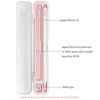 Picture of SIXFU Case for Apple Pencil, Storage Case Design for Apple Pen 2nd/ 1st, iPad Pencil Accessories Charging Cable Case for Stylus Pen(White+Pink)