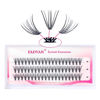 Picture of Lash Clusters 20 Roots 30 Roots Grafting Eyelash Clusters 0.07 D Curl 14mm Individual Lashes Melt Flare DIY eyelash extension Soft Lash Clusters Extensions (20 Roots-0.07-D,8-16mm Mixed Tray)