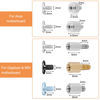 Picture of DKARDU PCIe NVMe M.2 SSD Mounting Screw Kit for Asus Motherboard, for Gigabyte for ASRock for Msi Mainboard with 6 PCS Washer and Screwdriver, 30PCS