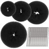 Picture of Teenitor Hair Donut, Hair Bun Maker, Black（Extra-large, Large, Medium and Small）