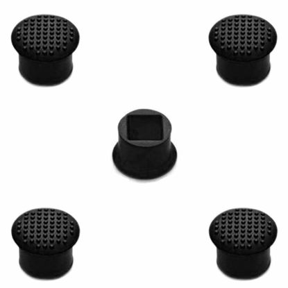 Picture of MMOBIEL 5 PCS Rubber TrackPoint Keyboard Mouse Black Cap with Soft Dome and Rim Laptop Pointer for HP Pavilion/Envy/Spectre/EliteBook/Omen/Stream/Chromebook